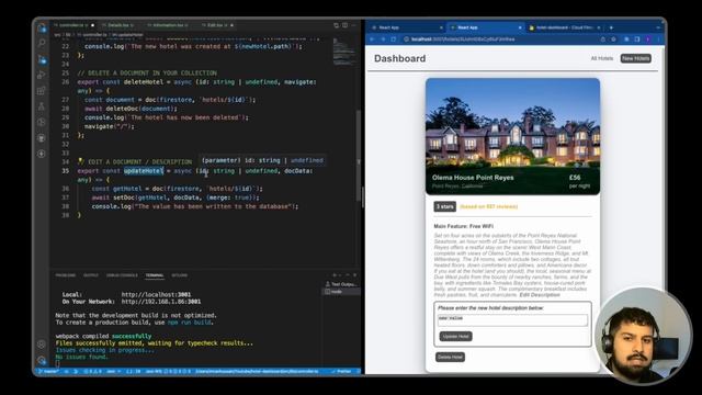 13. Update a Hotel In Our Firestore #react #firestore #typescript смотреть онлайн