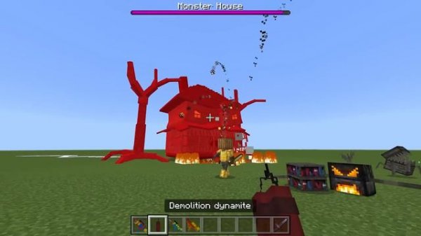 Monster House ADDON in Minecraft PE