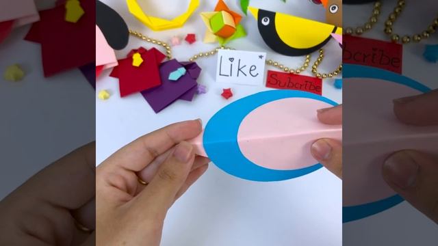 DIY Paper Bird Crafts | Поделки птички из бумаги своими руками #shorts смотреть онлайн