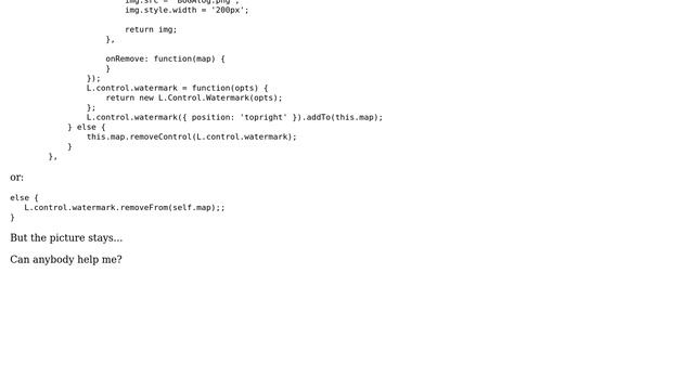 GIS: How to remove the leaflet L.control.watermark from the map? смотреть онлайн