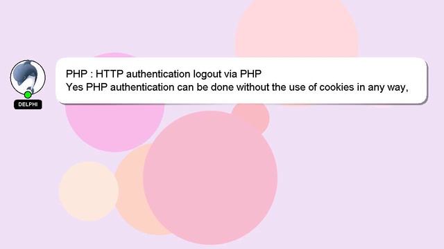 PHP : HTTP authentication logout via PHP смотреть онлайн