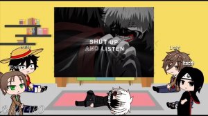 Anime Characters React To Ken Kaneki | LuffyT4R0 | Part 3/5 |