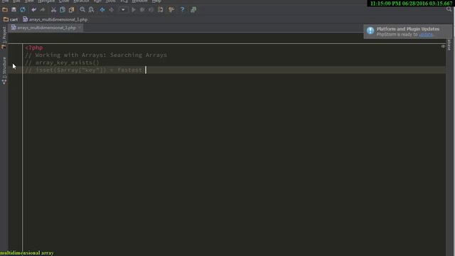 Searching array value PHP Tutorial смотреть онлайн