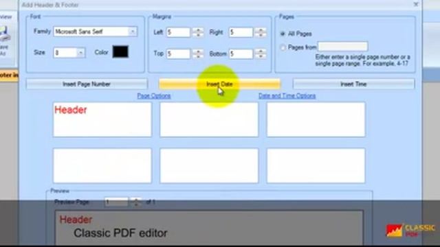 Adding Header and Footer in PDF смотреть онлайн