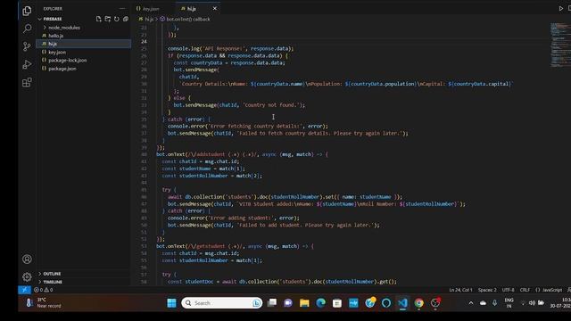 Telegram bot using api and firebase смотреть онлайн