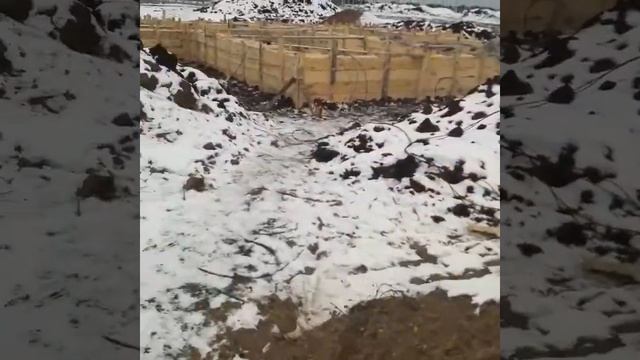 фундамент зимой , прогрев бетона Уфа смотреть онлайн