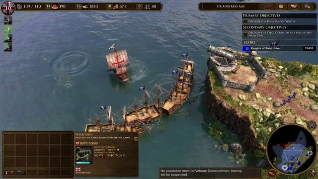 Blood, Ice & Steel Act 1: The Fountain of Youth? Walkthrough - Age of Empires 3: Definitive Edition смотреть онлайн