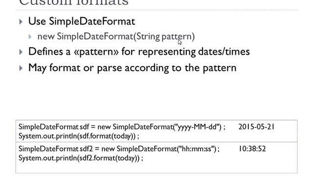 Date&Time in Java - Lez. 33 del 21/05/2015 - Tecniche di Programmazione смотреть онлайн