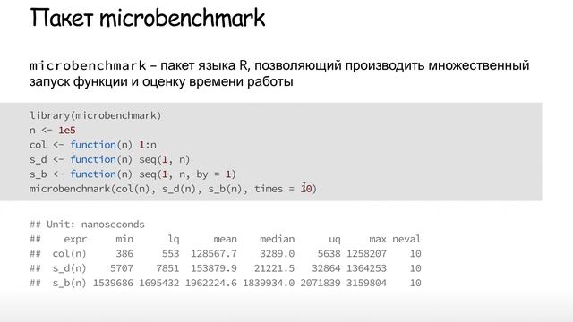 Оценка эффективности выполнения программного кода. Оптимизация вычислений смотреть онлайн