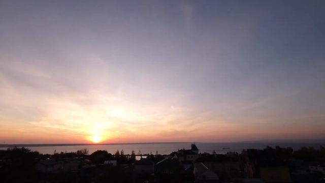 Красивый рассвет в гиперлапс смотреть онлайн