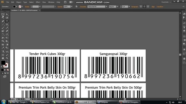 Tutorial Membuat Barcode EAN 13 di Corel Draw X7 смотреть онлайн