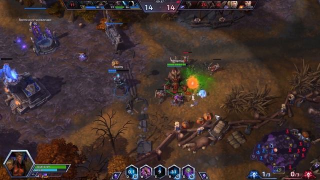 Heroes of the storm/Герои шторма. Pro gaming. Загара. DD билд. смотреть онлайн