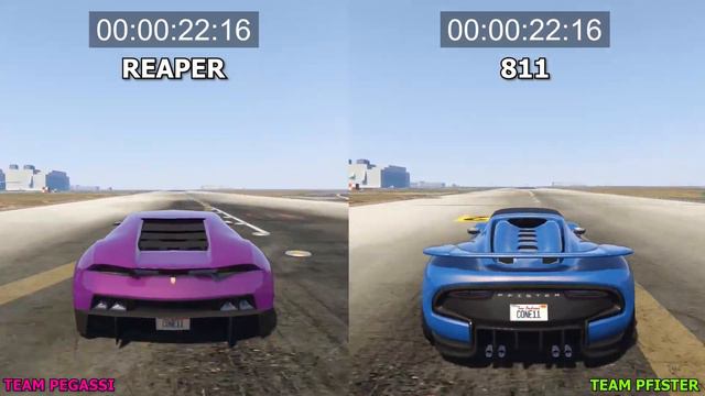 GTA 5 ONLINE - PFISTER VS PEGASSI (WHICH IS FASTEST?) смотреть онлайн