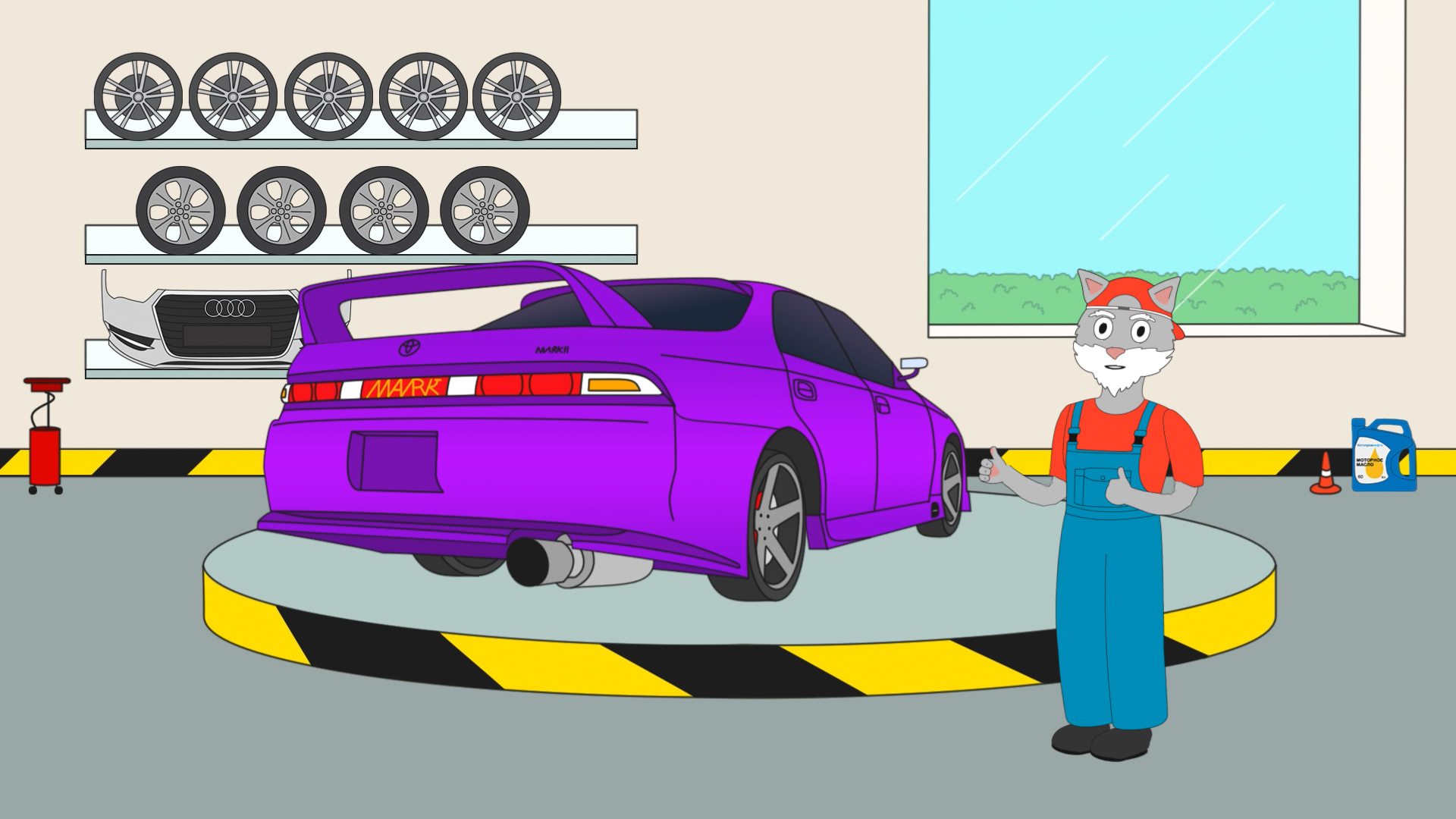 КОТОМУЛЬТ Тюнинг Тойоты Марк 2. Автомобиль полностью преобразился! смотреть онлайн