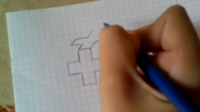 Как нарисовать 3D крест смотреть онлайн