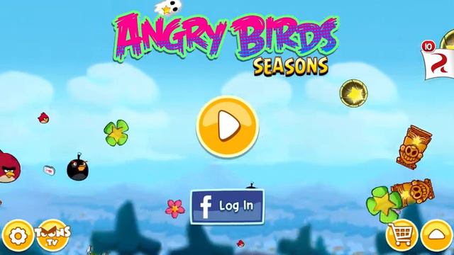 Angry Birds Seasons Ski Or Squeal Theme смотреть онлайн
