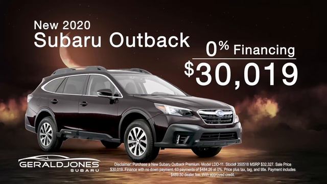 Buy a new 2020 Subaru Outback Today at Gerald Jones Subaru смотреть онлайн
