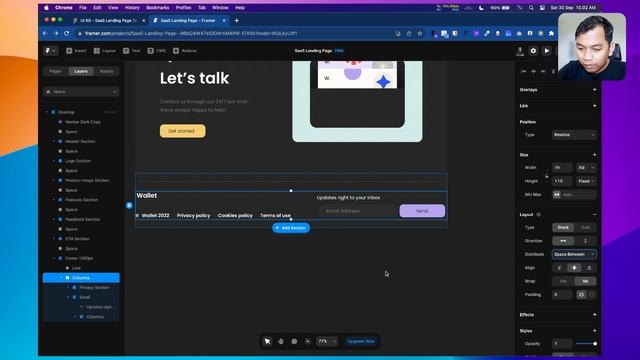 Framer Tutorial - Build SaaS Landing Page Website from Figma to Framer смотреть онлайн