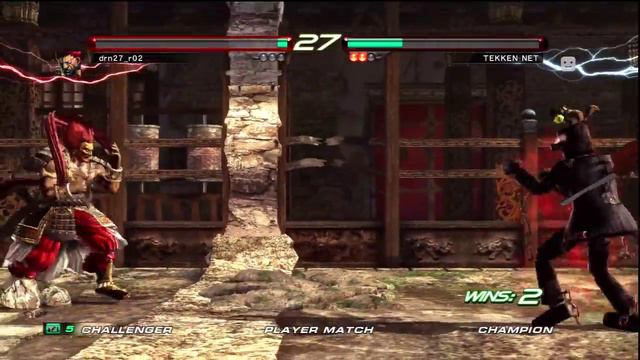 TEKKEN 6 ONLINE PLAYER MATCH TEKKEN-NET (Mokujin) VS. HEI,KZY,DVJ смотреть онлайн