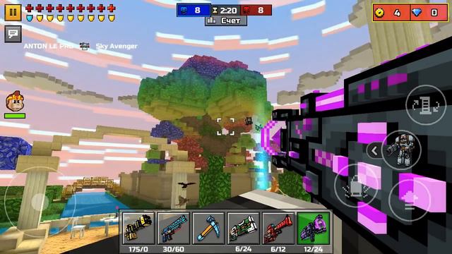 PIXEL GUN 3D I Пушка Генератор тёмной Материи I Локация Эдем I Мультяшная игра смотреть онлайн