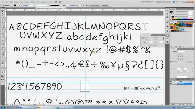 Illustrator / FontLab Tutorial, Setting Up Illustrator To Work With FontLab (Em Square)