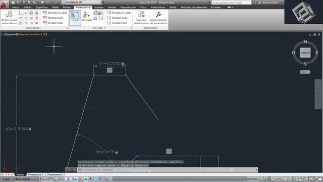 Soporte en AutoCAD 2013 смотреть онлайн