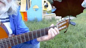 Клён ты мой опавший. Видеоурок. Часть I. Аккорды, соло в классич. стиле, обыгрыш...