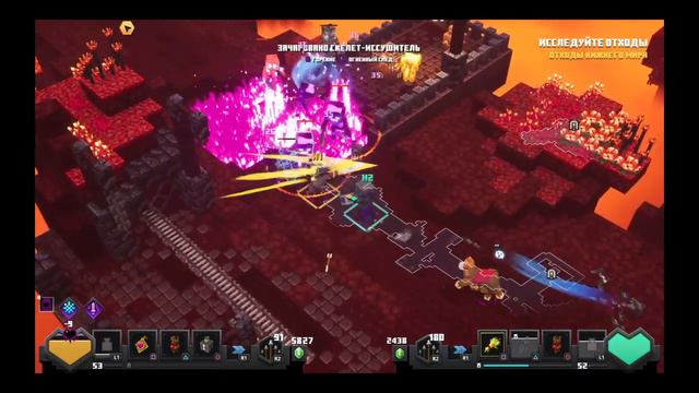 Minecraft Dungeons - All Bosses + Cutscenes ( DLC) ОТХОДЫ НИЖНЕГО МИРА ! ВЫЖИВАНИЕ ! МАЙНКРАФТ 🙀🙀🙀 смотреть онлайн
