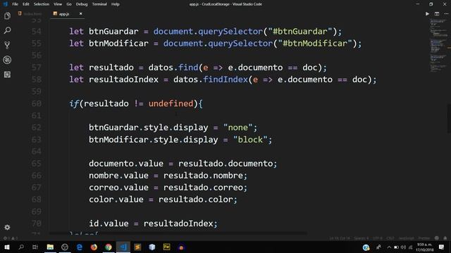 CRUD localstorage, javascript, typescript, jquery смотреть онлайн
