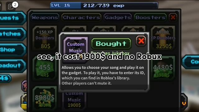 How to get custom music on jukebox. (pixel gun tower defense) Roblox. NO ROBUX смотреть онлайн