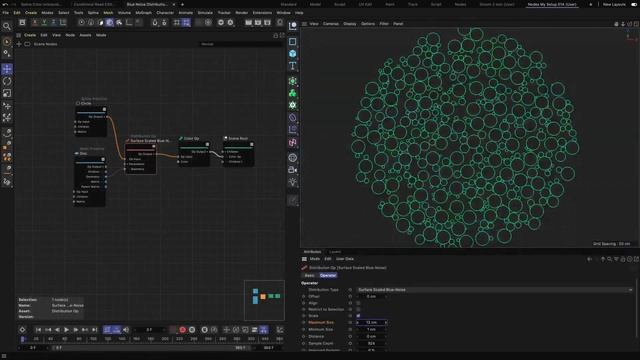 Capsules system & Scene Node in Cinema 4D R25 смотреть онлайн
