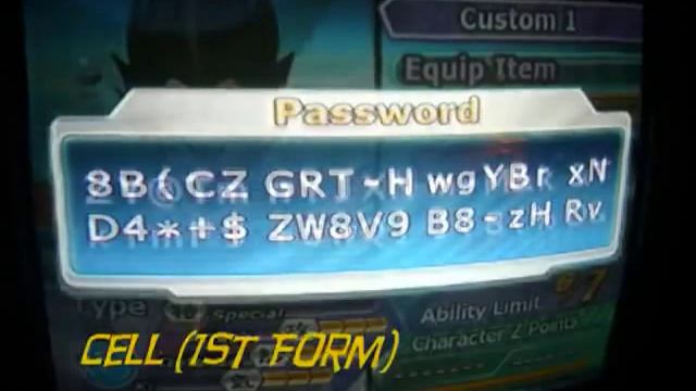 Dragonball Z Budokai Tenkaichi 3 All Character Passwords Ps2 смотреть онлайн