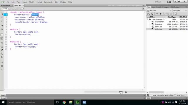 Parametrized mixins in LESS ( PART 10 - Learn LESS and SASS with CSS ) смотреть онлайн