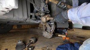 О трудностях с которыми я столкнулся при замене наружнего шруса на ТOYOTA SUCCEED 2013 г\в 4 ВД