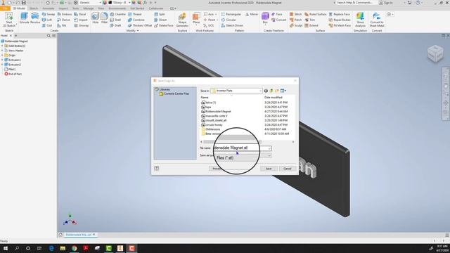 Inventor Tutorial - Saving Files смотреть онлайн