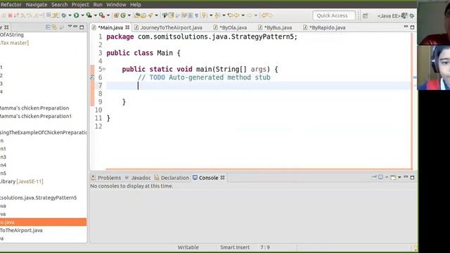 8 years old Ridit taking a live session on Strategy Design Pattern смотреть онлайн