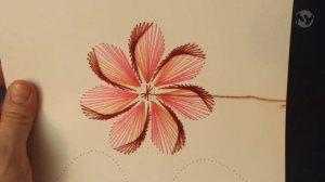 85 - Изонить. Цветок.