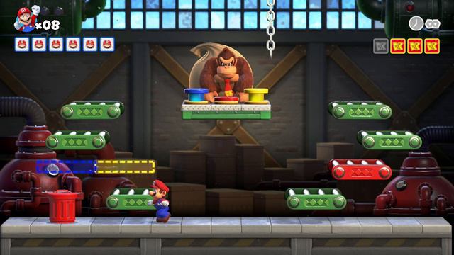 Mario vs. Donkey Kong - World 1 - Level MM & DK смотреть онлайн