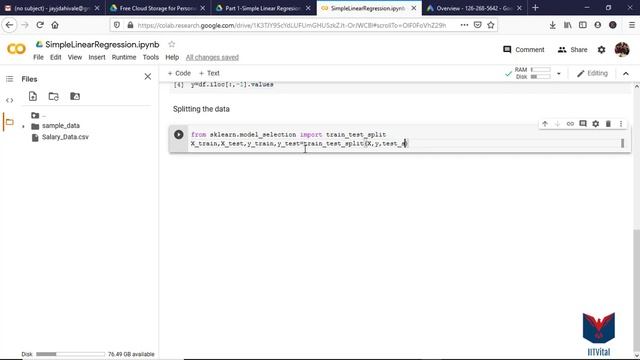Simple Linear Regression In Python | By IIT Bombay Student |Fully Explained смотреть онлайн