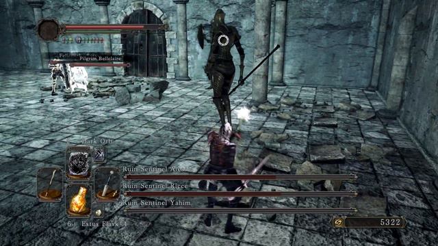 Dark Souls II: SotFS [No Death Run] -- PART 18 -- The Ruin Sentinels смотреть онлайн