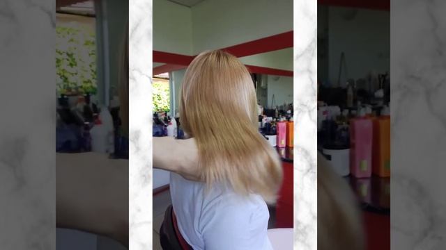 Блонд краской | #окрашивание волос в натуральный оттенок | #Hairdye смотреть онлайн