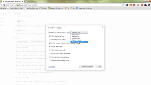 Delete Browser History of Google Chrome Hindi смотреть онлайн