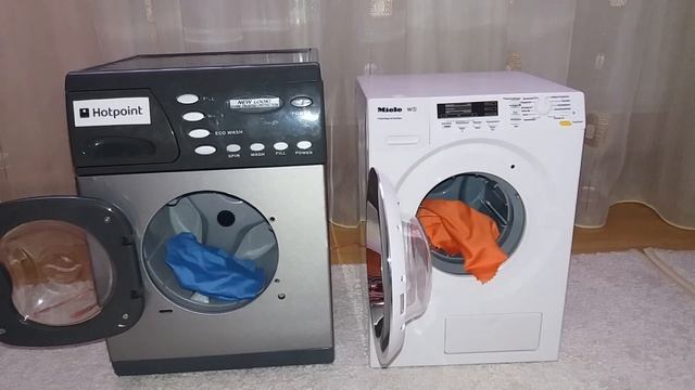 Toy Washing Machines Modified Spin Race With Open Doors