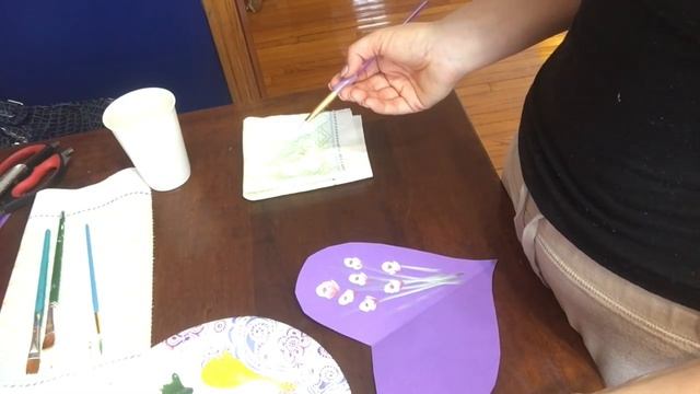 Рисуем "одним мазком".Букетик из розочек смотреть онлайн