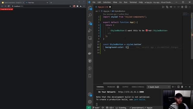 React Course - Styling - Styled Components смотреть онлайн