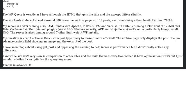 Wordpress: Optimise custom post type queries смотреть онлайн