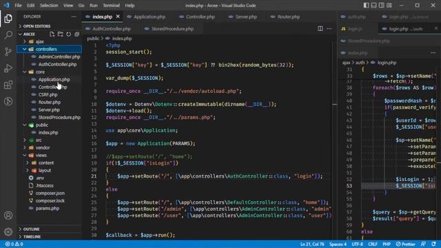 PHP MVC 007 Auth::Login & Logout смотреть онлайн