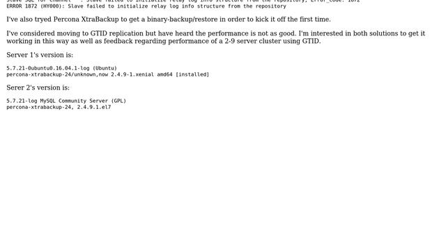 DevOps & SysAdmins: MySQL Master-Master with offsets getting ERROR 1872 (2 Solutions!!) смотреть онлайн