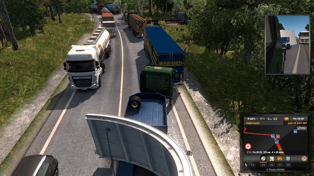 Euro Truck Simulator 2!!!«Суровая Россия: Сибирь» версия R3!!! смотреть онлайн