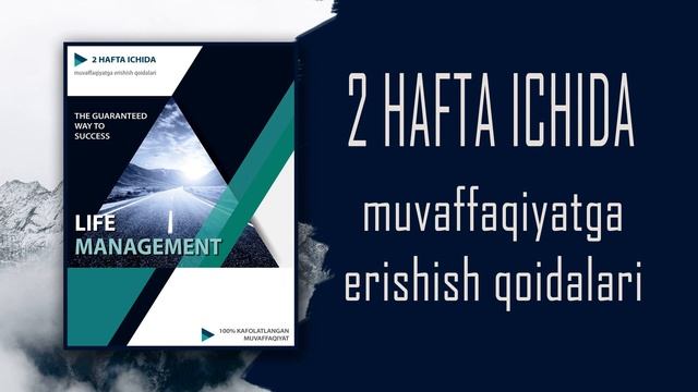 AUDIKITOB | KITOBLAR OLAMI | 2 HAFTA ICHIDA MUVAFFAQIYATGA ERISHISH QOIDALARI 100% LIK NATIJA